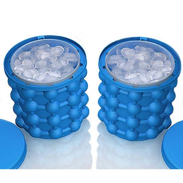 

est sale silicone ice cube maker the space saving bar ice magic kitchen tools outdoor sport ice buckets blue color