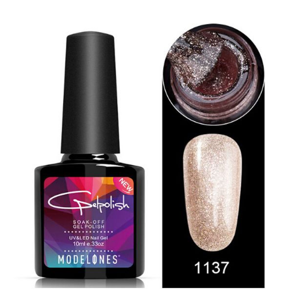 

starry rose gold uv nail gel polish nail art shiny glitter led gel nail lacquer soak off long lasting fluorescent gel, Red;pink