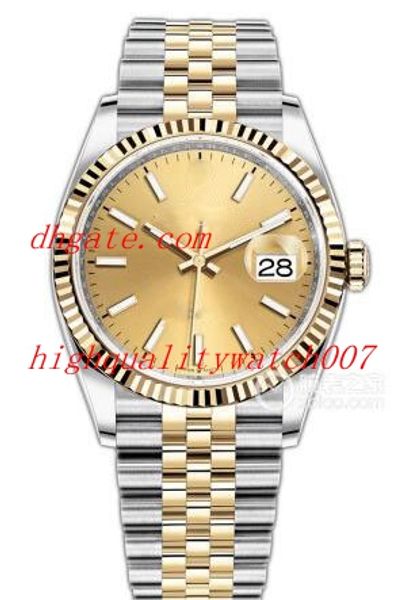 

Роскошный нейтральный m126203 m126231 m126233 36MM 18K желтое золото двухцветное золото Asia ETA 281