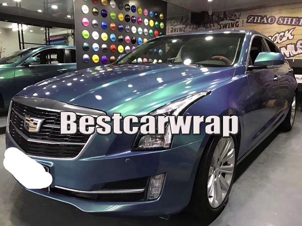 Parlak Renk Vites Vinil Yeşil Wrap Araba Wrap Covoering Tam Araba Sarma Çıkartmalar Folyo / Hava Kabarcık Ücretsiz Boyutu: 1.52 * 20m (5x67ft)