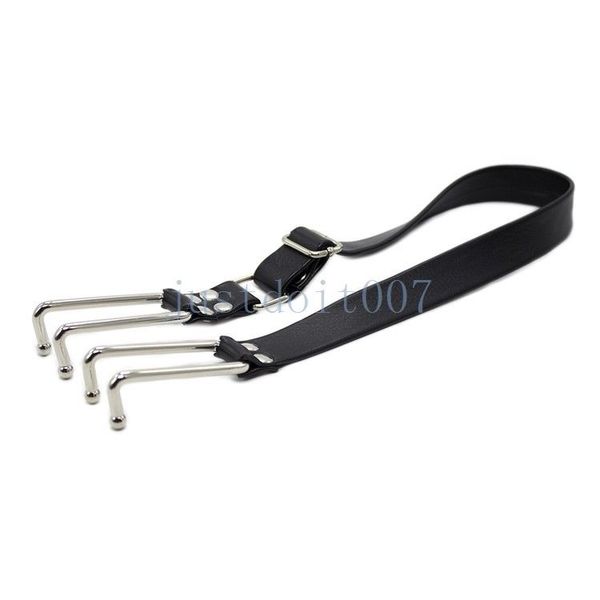 Bondage Adult Metal Open Mouth Openner Gag harness Game Fixation Cosplay Restraints nuovo # R78