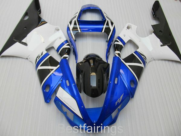 

fairing kit for yamaha r1 2000 2001 blue black white fairings yzf r1 00 01 df37