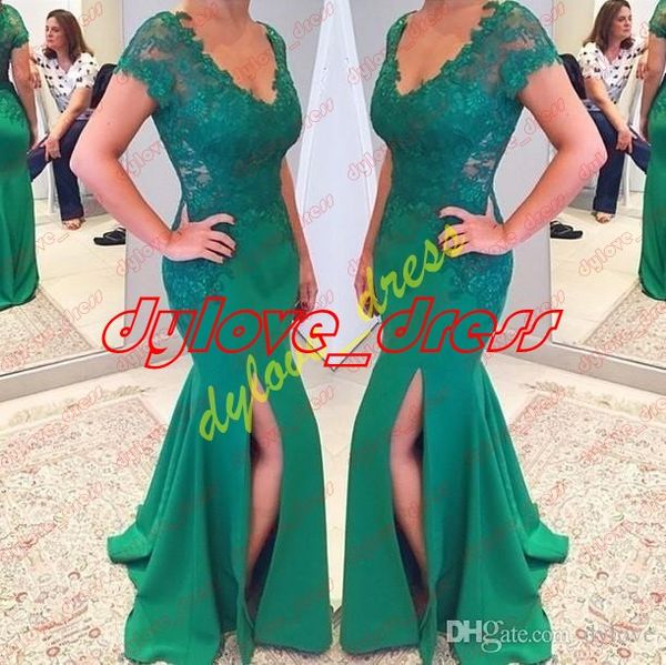 

2021 mermaid prom dresses long evening gown emerald green prom dress mermaid dress, Black