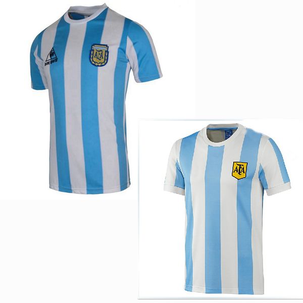 

1978 1986 retro argentina occer jer ey maradona 78 86 retro football hirt
