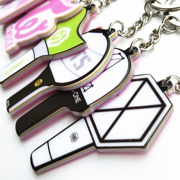 2018 New Design Popular Kpop Bts Twice Logo Cute Keychain Fashion