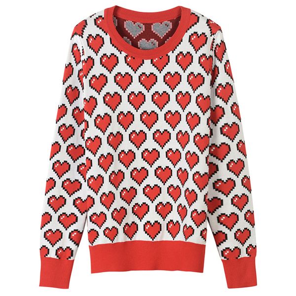 Schwarzer Jacquard Pullover mit Blumen Pullover KLEIDUNG Schwarzer Jacquard Pullover mit Blumen Pullover KLEIDUNG