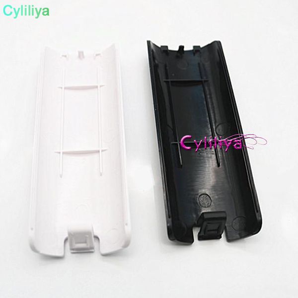 

battery cover case shell for nintendo wii remote controller black white color ing