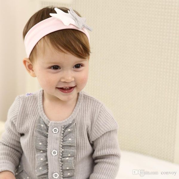 Baby Cotton Headbands Korea Style Star Hairbands Elastic Hairbands