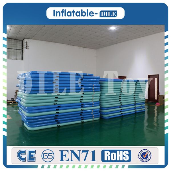

to door dwf and 0.9mm pvc 3x1x0.1m inflatable air track gym air mat for sale