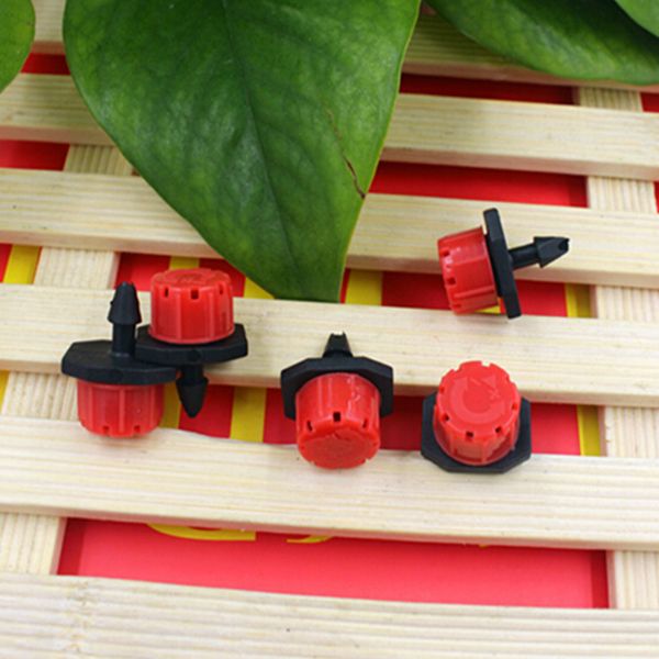 

15m 4/7mm hose diy micro drip irrigation system garden watering kits 10pcs adjustable red dripper home gardening irrigation