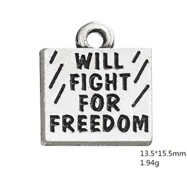 

will fight for om engraved tag charms other customized jewelry, Bronze;silver