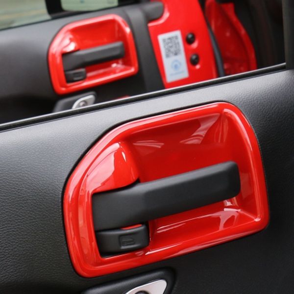 Red Interior Door Handle Bowl Cover Trim For Jeep Wrangler Jk 4 Door Cool Car Decorations Cool Car Interior Accessories From Lyjdh 44 23 Dhgate Com