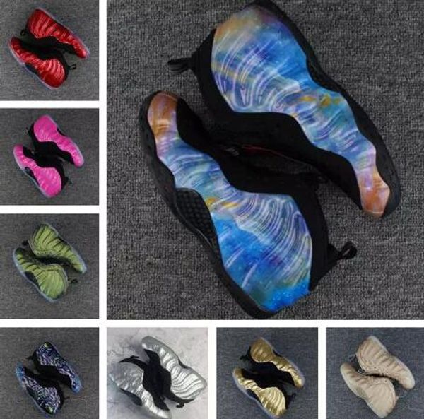 

Дешевые баскетбольные кроссовки Penny Hardaway Mens Спортивные кроссовки Foam One из баклажа