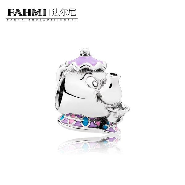 

fahmi 100% 925 sterling silver 1:1 original 792141enmx authentic temperament fashion glamour retro bead wedding women jewelry, Black