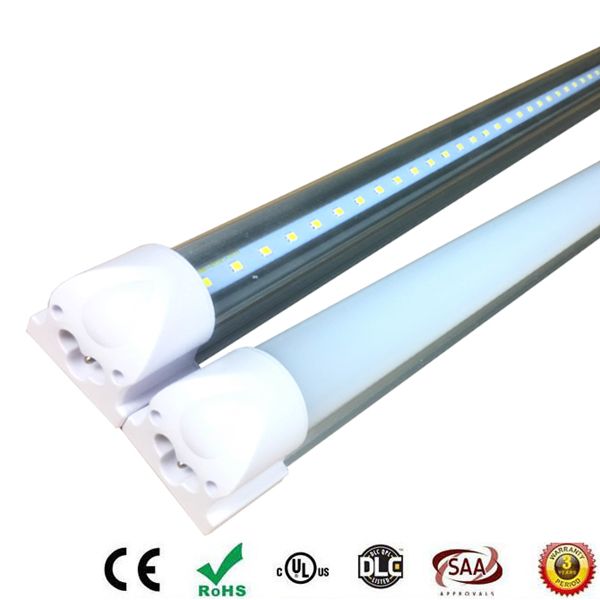 

110v 220v 8 foot led tubes t8 integrated led tubes 8ft 240cm 42w 4500lm smd2835 ac100-240v led fluorescent lights ing