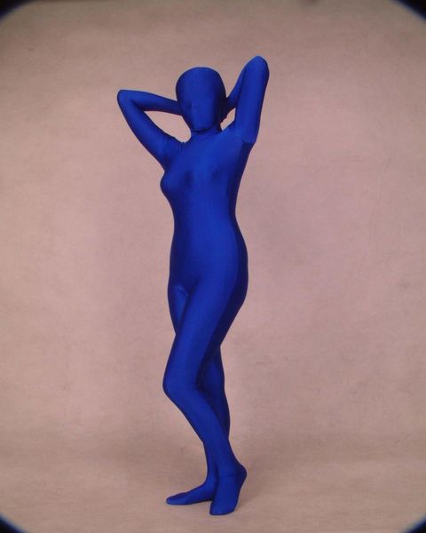 

pro custom sapphire full body spandex/lycra bodysuit cos costumes zentai fancy dress, Black
