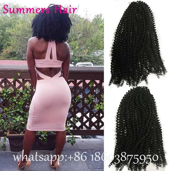 2019 Pre Looped Kinky Curly Hair Extension Synthetic Freetress