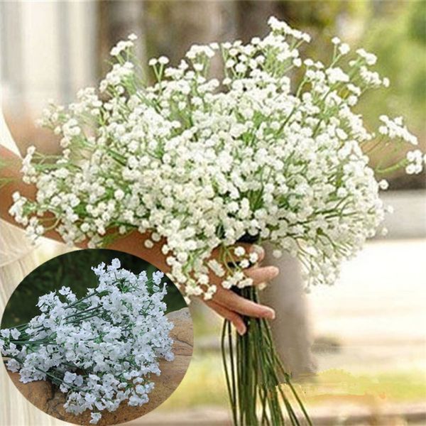 

high quanlity 500pcs/lot nice gypsophila artificial flowers home wedding party home decoration decorative flowers t2i086