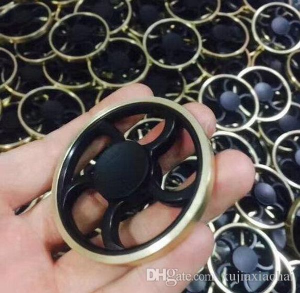 

3 типа круглый металлический ручной маховик edc fidget spinner новинка игрушки для декомпрессии пальцевые игрушки