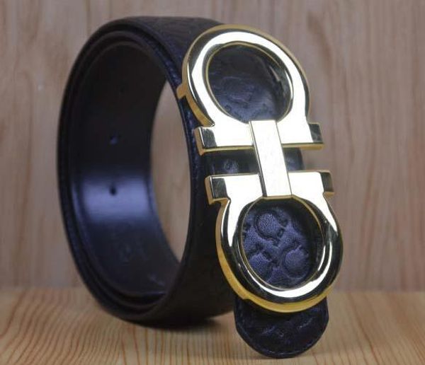 

Большой большой пряжки из натуральной кожи пояса дизайнер ремни мужчины женщины