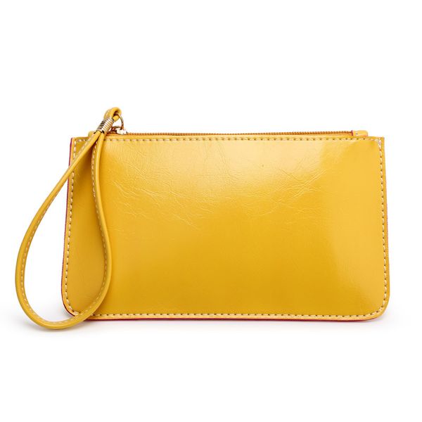 

2018 fashion new women's wallets pu leather long wallets ladies wallet solid color key bags change day clutches