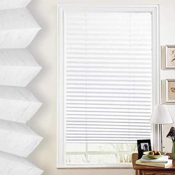 

anti-uv window blinds pleated original pleated white polyester shade curtains