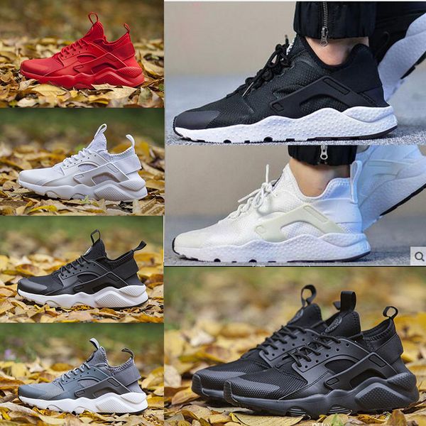 

2019 classic huarache ultra br 4.0 running shoes for man women triple black white gold yellow grey red huaraches fashion designer sneakers