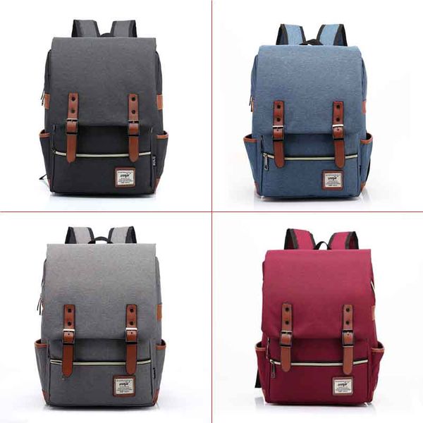 

hobbaggo vintage men women canvas backpacks large new fashion backpack for teenage girls school bags 88 new