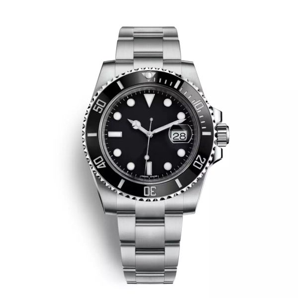 

Luxury watche black ceramic bezel dial 116610 tainle teel bracelet automatic mechanical men watche port wri twatch aaa
