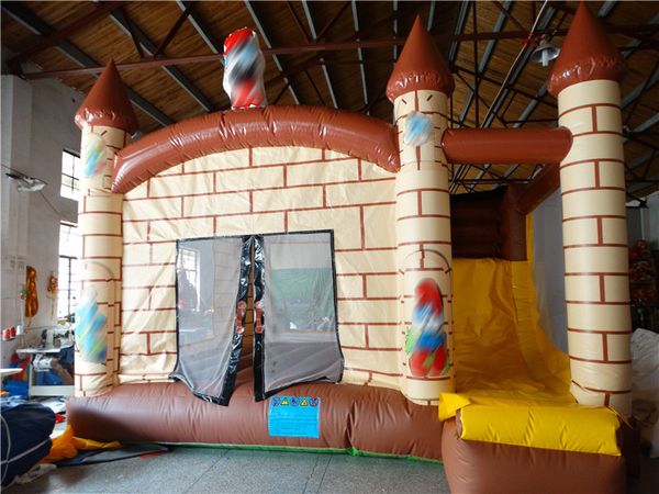 

2017 popular inflatable castle fairyland amusement with sides
