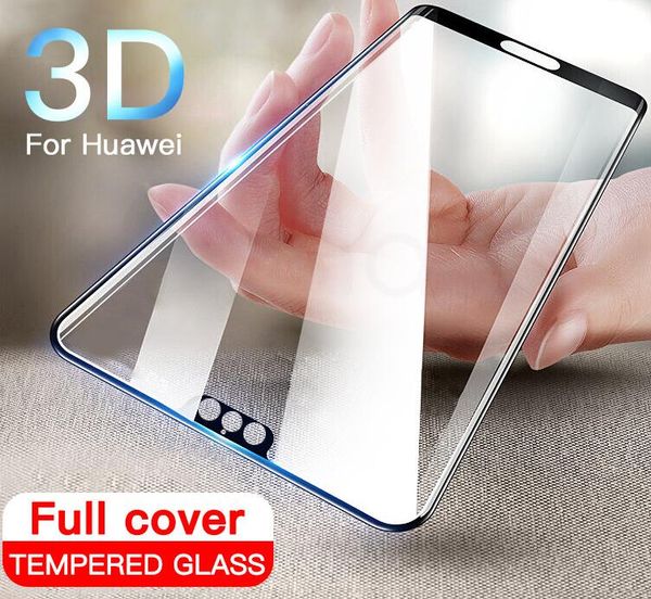 

3D Полное покрытие Закаленное стекло для Huawei P20 Pro P10 Lite Plus Защитная пленка для Huawei P9 Lite Plus Защитное стекло