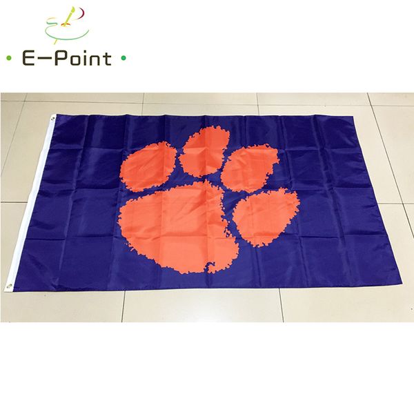 

NCAA Clemson Tigers Team полиэстер Флаг 3ft * 5ft (150cm * 90cm) Флаг Баннер украшения летающий дом сад