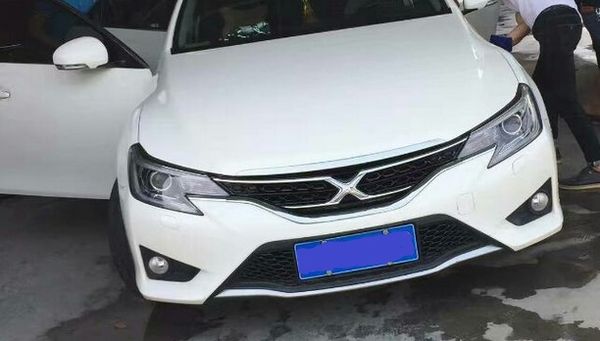 

for toyota mark x front grill grille 2013-2015 grills replace abs + chrome 1pc