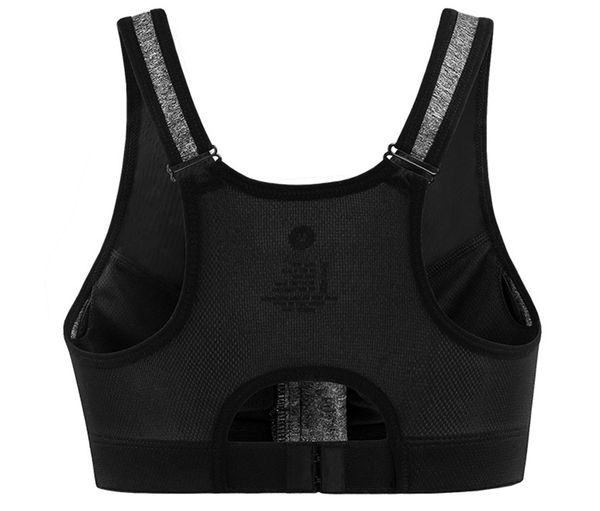 

athletic style full cup elasticity yoga sports bra women wearing bras fitness bra for slim girls adjusted-straps, White;black