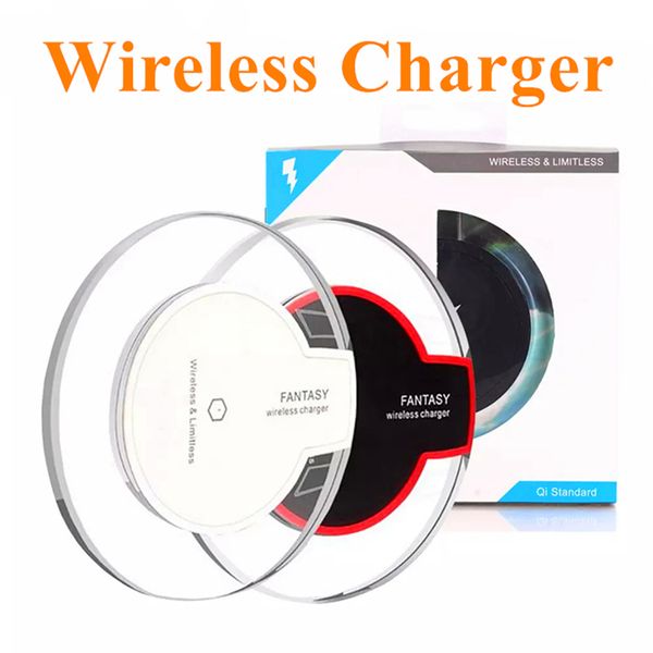 

Qi wirele charger charging for am ung 6 7 edge 8 plu iphone x 8 fanta y high efficiency pad with retail package