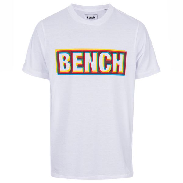Mens Bench Logo T Shirt In White Funny Unisex Casual Gift Cute T