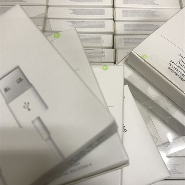 

New packaging box original e75 1m 3fe charging cable for charger genuine lightin to u b cable for x 8 7 plu green label