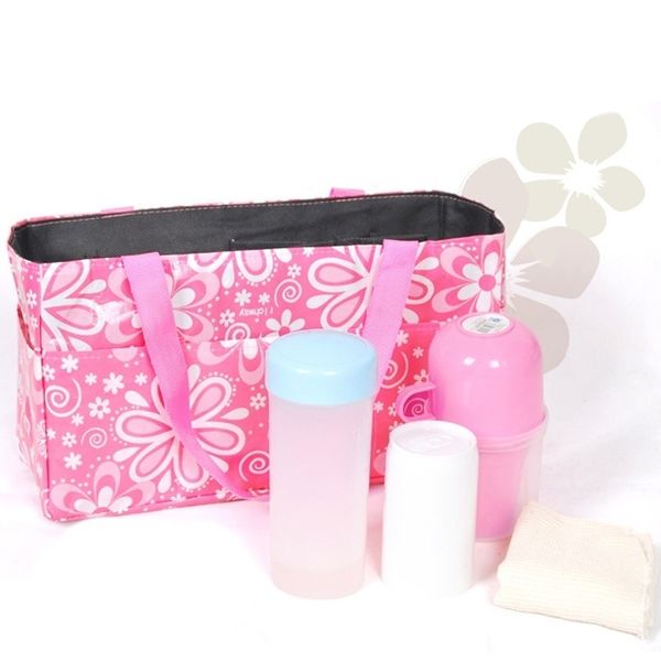 

travel mom bag handbag outdoor portable baby diaper nappy organizer insert storage waterproof stuffs big storage bag