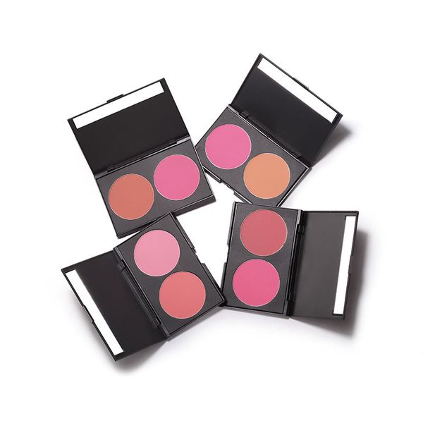 

цветной салон 2 цвета запеченная румяна для макияжа косметика натуральная запеченная румяна для пудры палитра очаровательная щека цвет лица