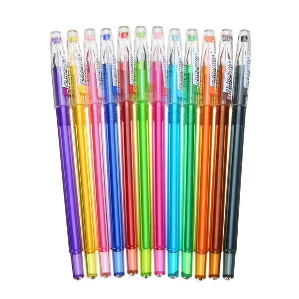 Acheter Diamant Stylo Gel Dessiner Couleur Stylos école Bonbons Couleur Fournitures étudiants Grand Pour Les Cartes De Voeux Dessin à Colorier