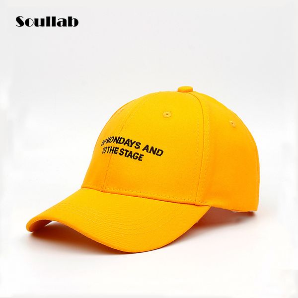 

2018 new fashion slogan print letter accessories baseball caps snapback hat for men women yellow blue runway street style, Blue;gray