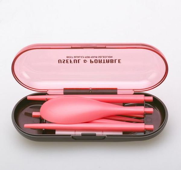 

ложка вилка палочки для еды китайский твердый пластиковый набор посуды набор 3шт наборы столовой посуды наборы столовых приборов