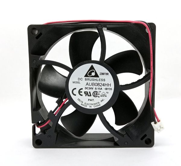 

new original delta aub0824hh dc24v 0.15a 2lins 80x80x25mm inverter cooling fan