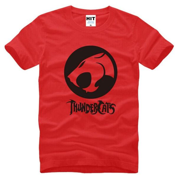 

new thundercats printed t shirts men summer style short sleeve o-neck cotton men's t-shirt fashion anime cartoon male tee, White;black