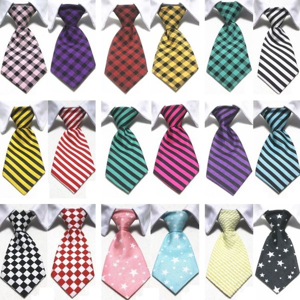 

fashion pet supplies gentleman pet printing on both sides stripe tide pet dog tie necktie factory direct sale t7i583