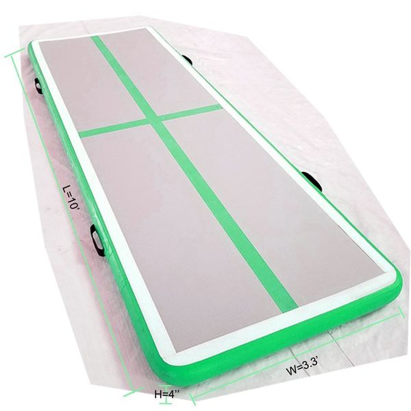 

delivery to door 4x1x0.2m blue air mats inflatable tumbling air track gym gymnastic mat pad roller home training a pump