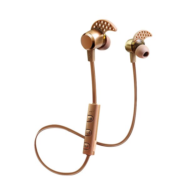 

universal bluetooth headphones 4.1 deep bass headphones wireless in ear metal sport music bluetooth headphones with mic