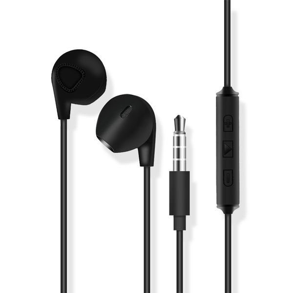 com caixa de varejo 3,5 milímetros auscultadores Super EarSet Buds Baixo Baixo fone de ouvido Noise Isolando Earbud Fone de ouvido Mic para o iPhone Samsung 300pcs / lot