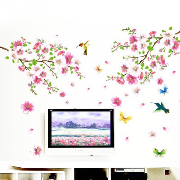 

diy removable flower butterfly vinyl art birds wall sticker decal home room decor