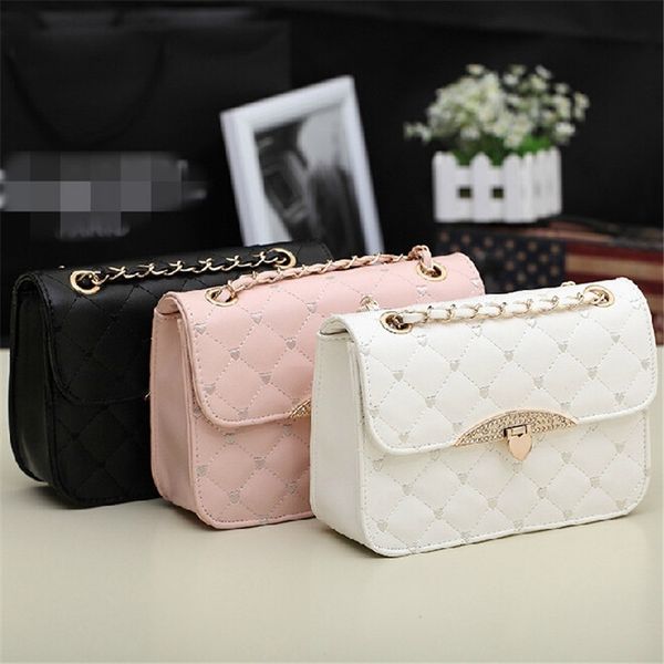 

lingge шаблон женский цепи сумка маленькая сумка леди плечо посланник